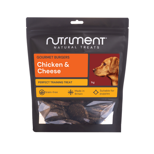 Nutriment Burgers Chicken & Cheese 1KG