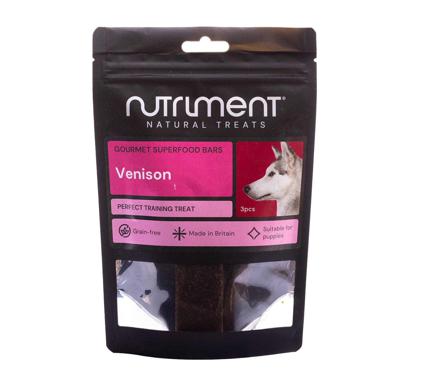 Nutriment Superfood Bars Venison Small Pack