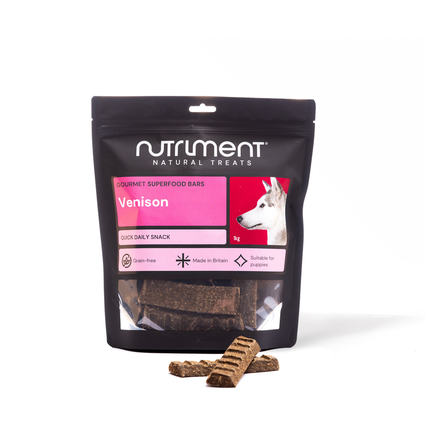 Nutriment Superfood Bars Venison 1KG