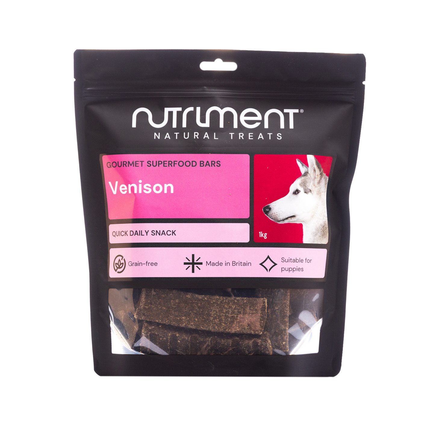 Nutriment Superfood Bars Venison 1KG