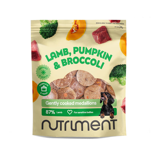 Vers menu Medaillons van lamsvlees, pompoen en broccoli – 800 g