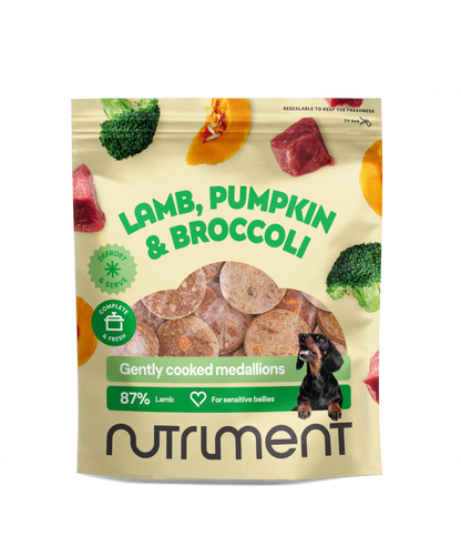 Vers menu Medaillons van lamsvlees, pompoen en broccoli – 800 g