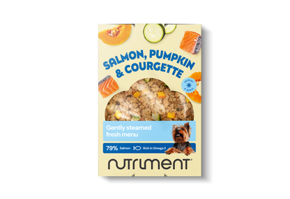 Vers menu zalm, pompoen & courgette – 400 g
