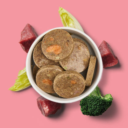 Vers menu medaillons van rundvlees, witlof & broccoli – 800 g