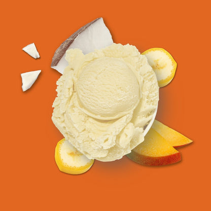 Hondenijs® Banaan, kokos-yoghurt & mango
