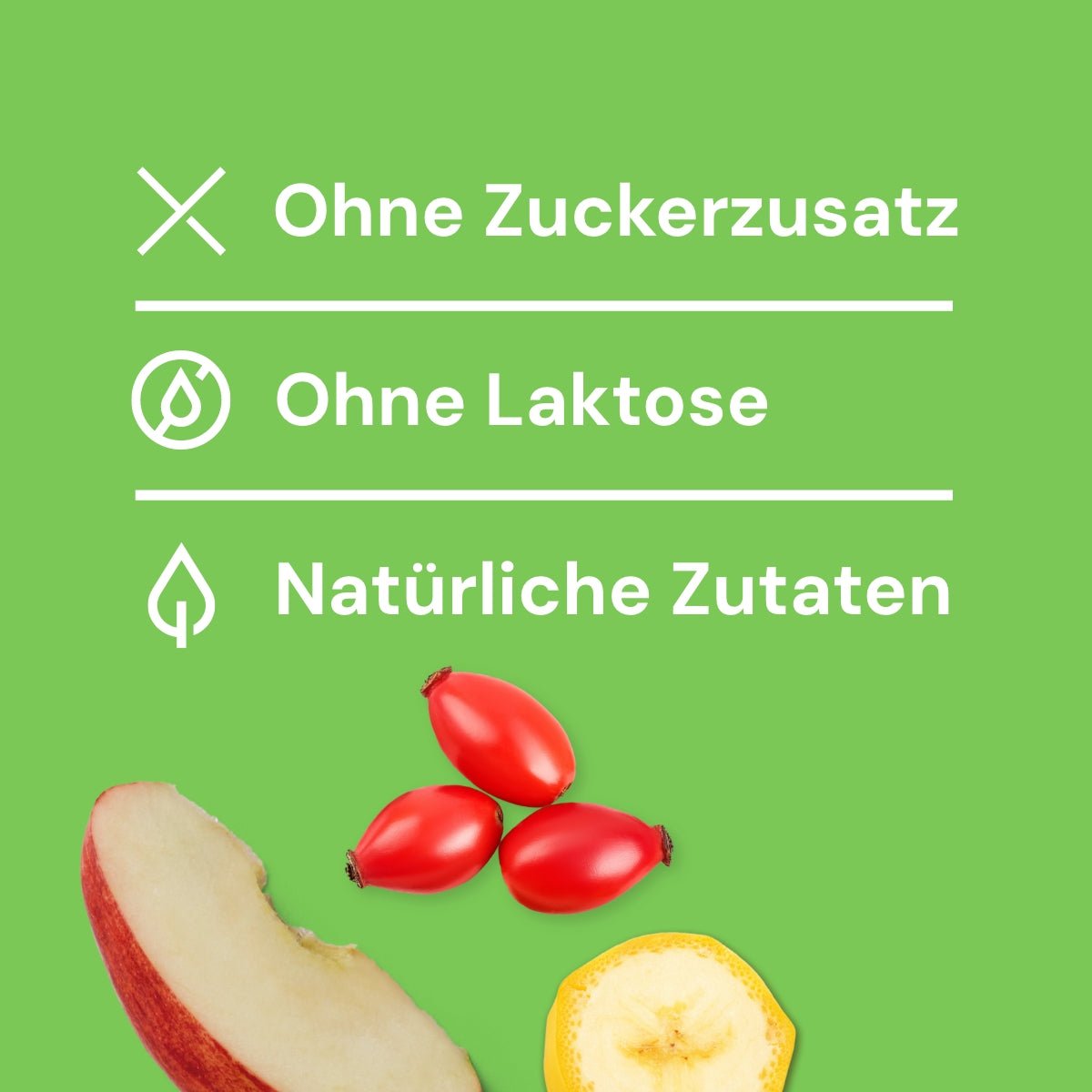 Hondenijs® Appel, banaan & rozenbottel
